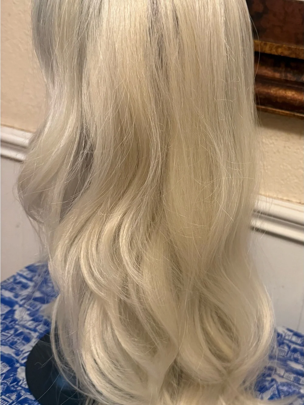 JB EXTENSIONS Sharon Monofilament Rooted Platinum Blonde NWT Out Of Stock